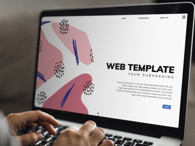 Presentation of the initial design of the site template